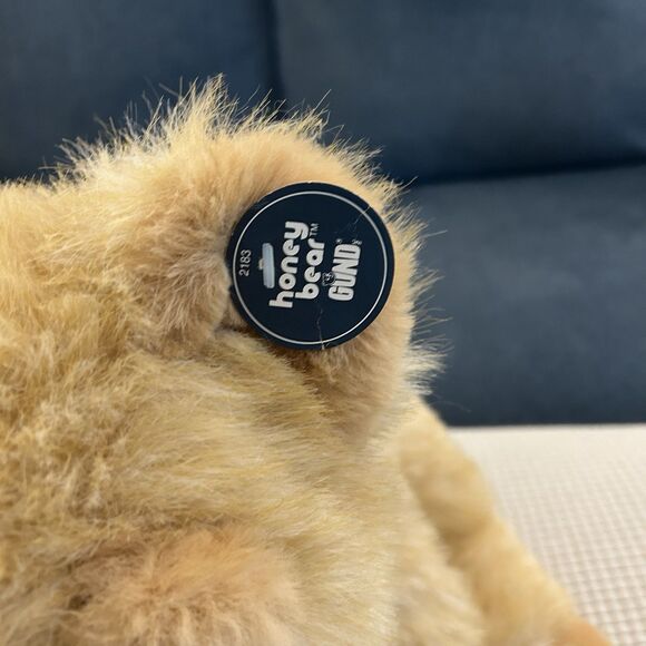 VINTAGE 1979 Gund 14” Plush Honey Bear Collectors Classic Stuffed Animal #2183 - Picture 2 of 8